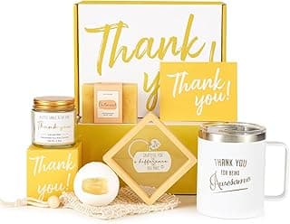 Thank You Gifts for Women Employee Appreciation Gifts Baskets Box for Best Friend Mom Teachers Nurse Secretary Boss Lady Hostess Mentor Leaders Office Coworkers for Holiday With Thank You Card Tumbler