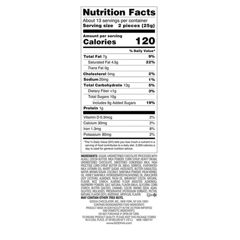 Godiva Belgium Goldmark Assorted Chocolate 10.9 OZ