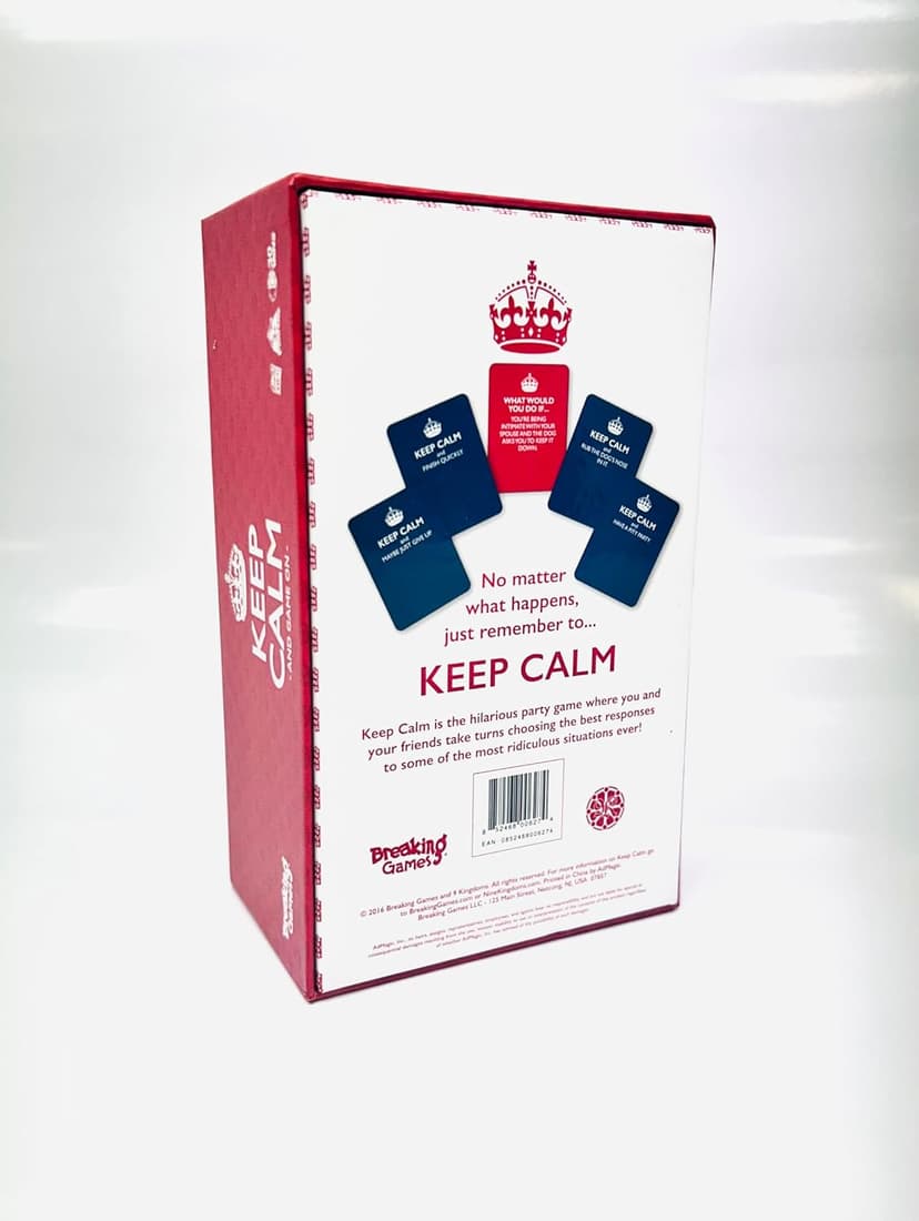 Keep Calm - Hilarious Party Game for Friends and Family - Ideal for Game Night - Ages 17+, 3-8 Players