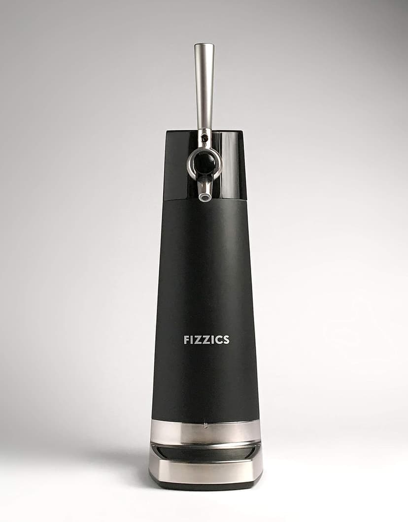 FIZZICS - DraftPour Beer Dispenser - Converts Any Can or Bottle Into a Nitro-Style Draft, Gift for Men and Beer Enthusiast, Beer Tap Draft Machine - Carbon