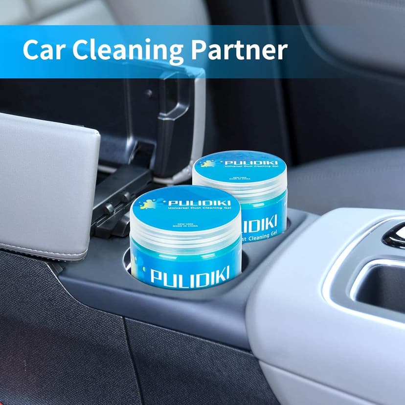 PULIDIKI Car Cleaning Gel Car Clean Putty, Universal Car Interior Cleaner Slime, Perfect Cleaning Kit Supplies, Auto Detailing Tools Accessories, Dust Remover Gifts for Men Women
