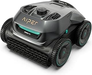 AIPER Cordless Robotic Pool Cleaner, WavePath Navigation, Wall-Climbing, Quad-Motor, 150 mins Runtime for Inground Pools up to 1,600 sq.ft, Seagull Pro ZT6002 (Renewed)