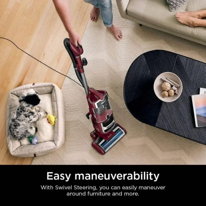 Sharky Navigator Pet Upright Vacuum – Deep Carpet & Floor Cleaning with HEPA Filter and Lift-Away Canister