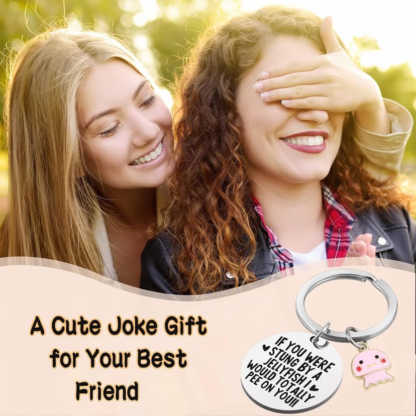 Friendship Gifts for Women Best Friend Keychain for Women Funny Friend Gifts For Women Girl Birthday Christmas