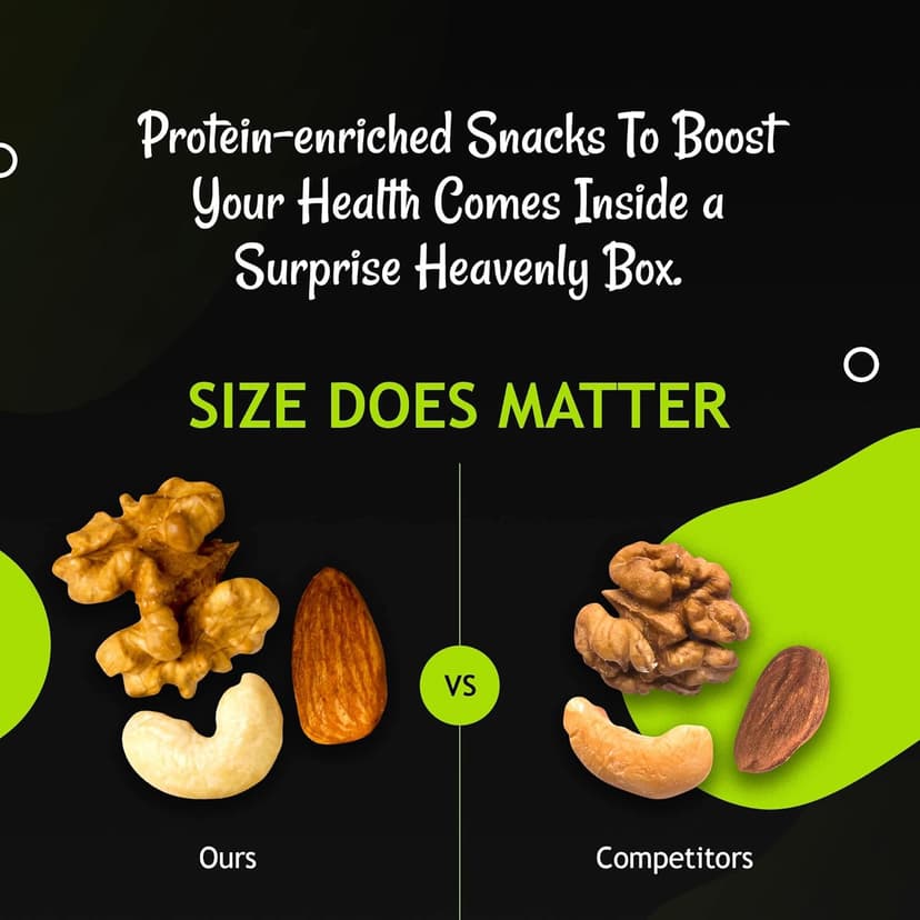 Oh! Nuts Dried Fruits and Nuts Gift Basket - Premium, Healthy Assortment of Nuts & Dried Fruits, Grown and Traditionally Crafted in the USA, Sealed Fresh in Individual Packs (Green box)