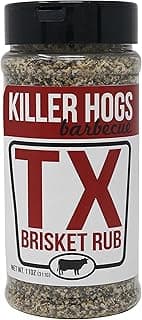 Killer Hogs BBQ TX Brisket Rub | Championship BBQ and Grill Seasoning | Great on Brisket, Ribs, Steaks, or Turkey | 11 Ounces