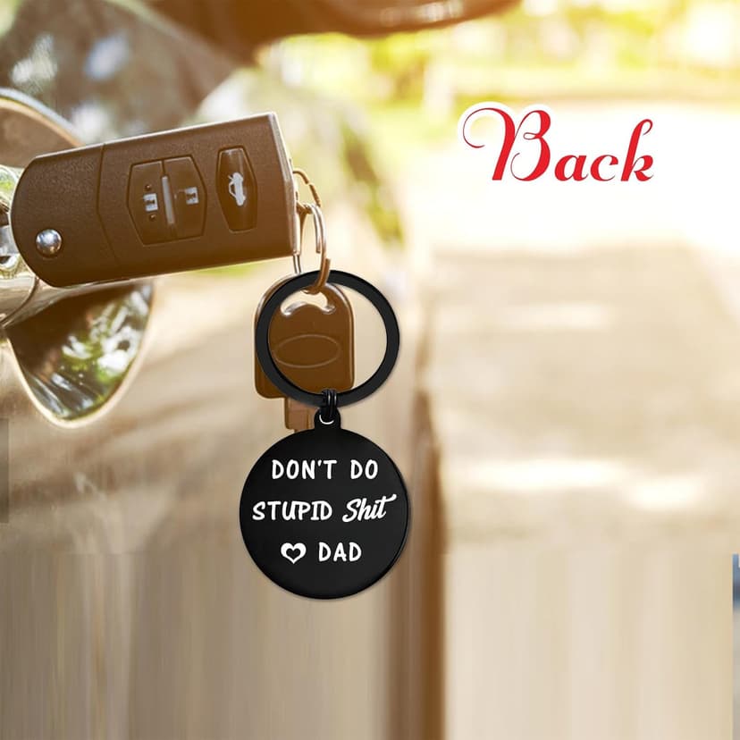 ENGZHI Son Keychain, Son Gifts for Teen Boys, Adult Son Gradution 2025 Present for Birthday Fathers Day Valentines