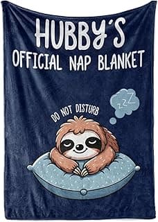 Husband Gifts, Valentine's Day Christmas Birthday Gifts for Husband, Hubby, Flannel Throw Blanket 60x80 Inches