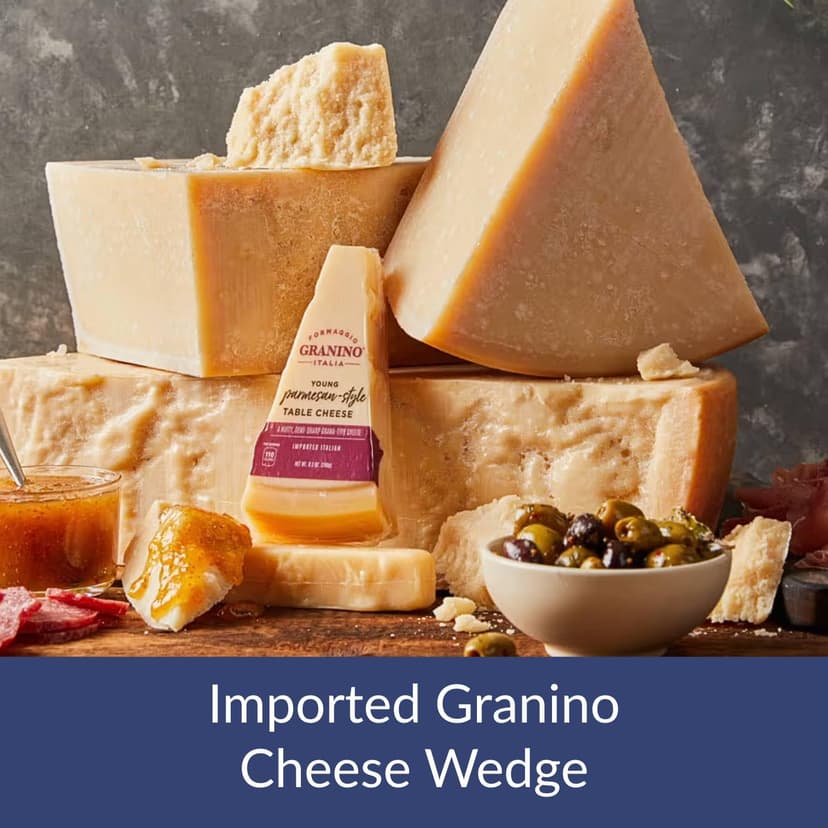 DeLallo Gourmet Pasta Gift Basket, Italian Gift Basket with Imported Lumache and Pappardelle Noodles, Gourmet Cooking Gift for Holidays and Christmas, Handpacked with Gift Box