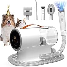 AIRROBO Dog Grooming Vacuum, Dog Grooming Kit,12000Pa Strong Pet Vacuum, 2L Large Capacity Vacuum for Shedding Grooming Hair, Quiet,PG100