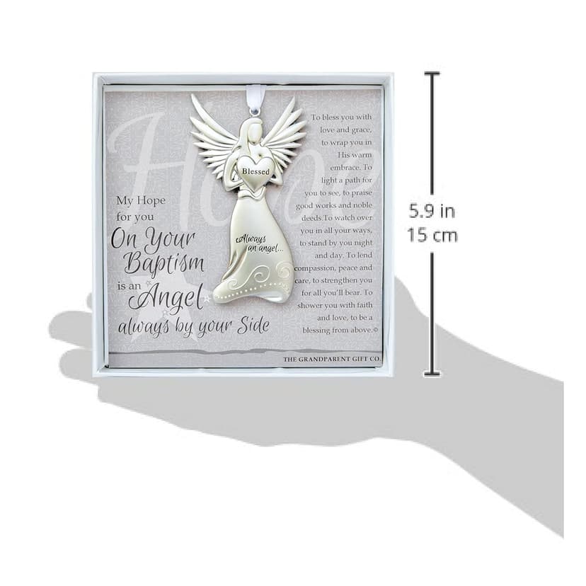 Always an Angel Keepsake Gift/Ornament for Infant or Child on Christening/Baptism Gift for Girl or Boy