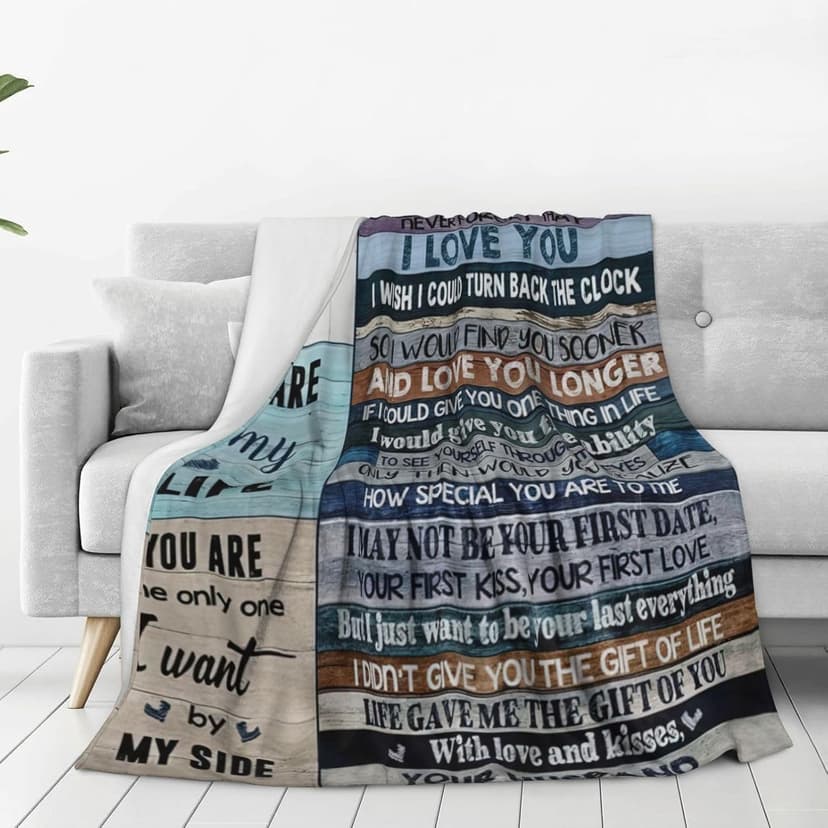 Gifts for Wife to My Wife Blanket for Wife Anniversary Birthday Gifts Christmas Valentine's Mother's Day (50"x40")