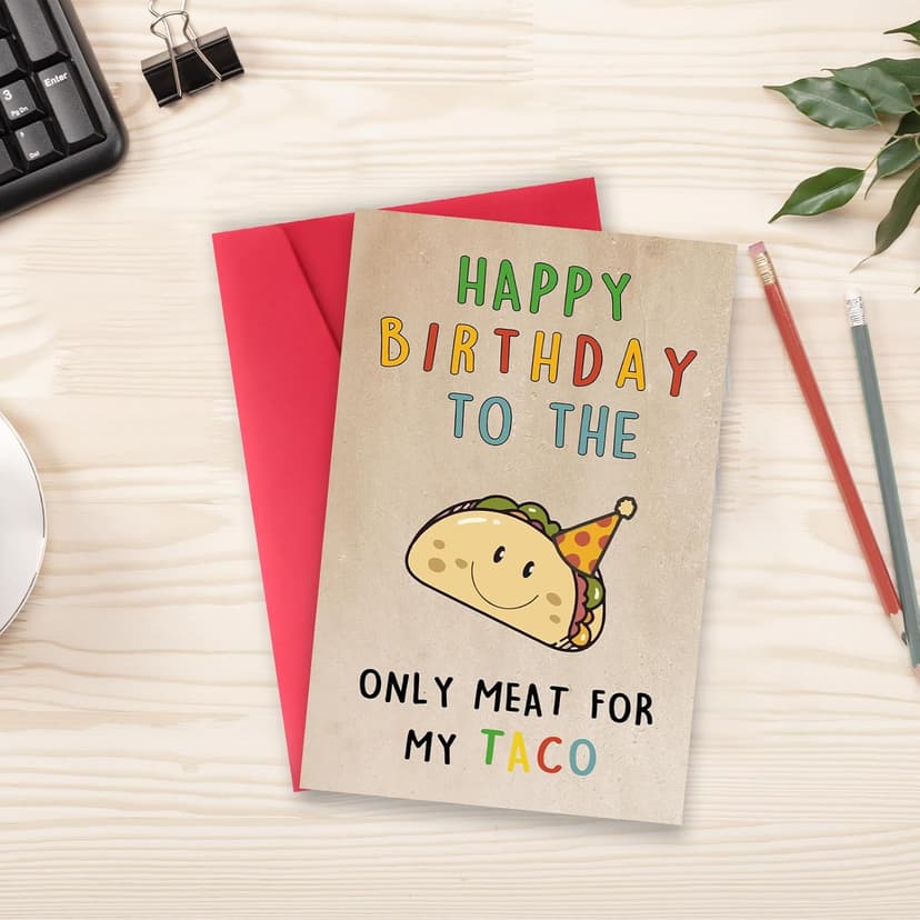Funny Birthday Cards for Men, Birthday Gifts for Him, Romantic Husband Boyfriend Birthday Decorations Ideas
