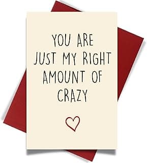 Cheerin Funny Greeting Card with Envelope - Anniversary Card - Romantic Birthday Card - Hilarious Gifts for Him Her Girlfriend Boyfriend Wife Husband