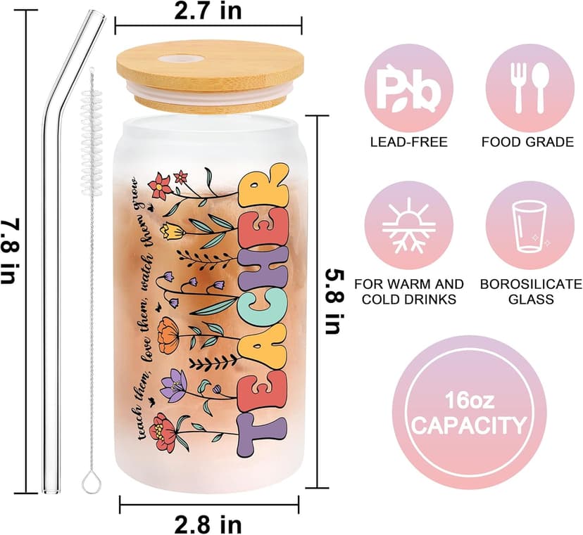 Teacher Appreciation Gifts for Women, Christmas Valentines Day Thank You Gifts for Teachers from Student, Thanksgiving Back To School Present