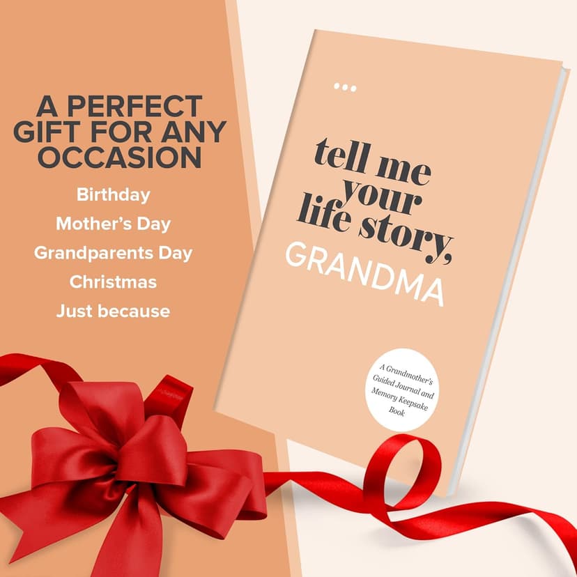 Tell Me Your Life Story, Grandma: A Grandmother’s Guided Journal and Memory Keepsake Book (Tell Me Your Life Story® Series Books)
