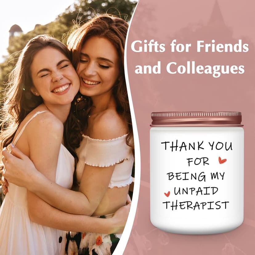 Best Friend Birthday Gifts for Women, Funny Friendship Sister Boss Coworkers Bestie mom Gag Gift for Her, Lavender Scented Candles