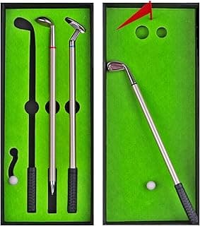 Golf Pen Desktop Games - Funny Gifts for Golfers, Coworkers, Boss - Stocking Stuffers