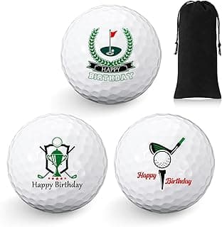 Threan Golf Ball Gift Set Funny Novelty Golfer Present for Men Birthday Dad Golfing Fan One Standard Size Unit