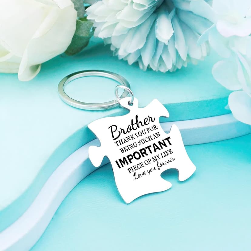 Gifts for Brother Adult Brother Keychain Gifts from Sister Big Brother Birthday Gifts For Brothers from Sisters Gift
