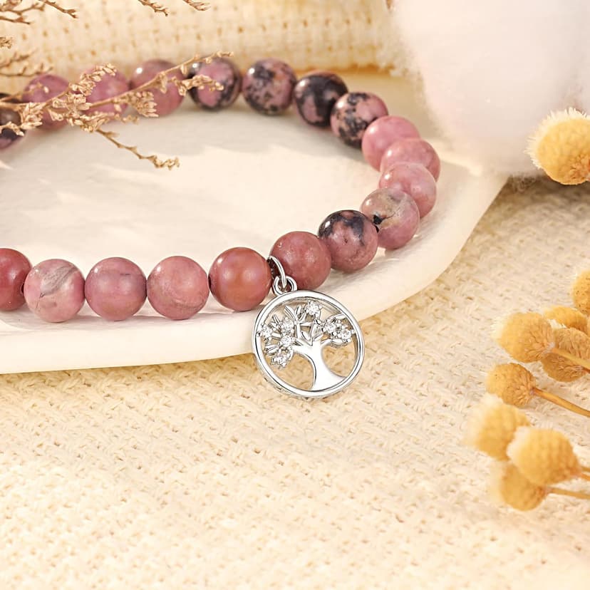 UNGENT THEM Tree of Life Bracelet for Women, Gifts for Grandma, Nana, Mother in Law, Mom, Gigi, Mimi, Aunt, Sister in Law, Teacher, Birthday Christmas Wedding Mothers' Day Gifts