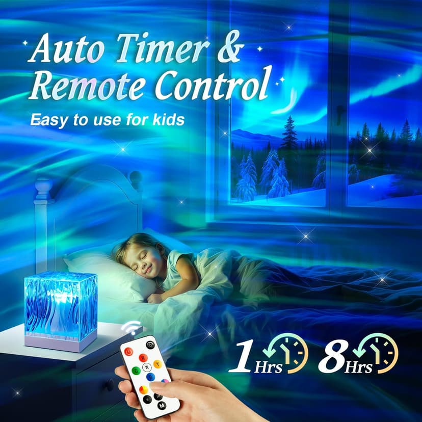 Christmas Gifts for Teens Northern Lights Projector,18 Color Gifts for Teen Boys Gifts for Teenage Girls,Remote Galaxy Projector for Bedroom Night Light for Kids Galaxy Light,Cute Room Decor Aesthetic
