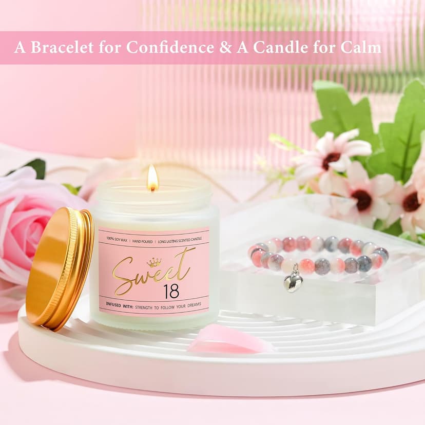 18th Birthday Gifts for Girls Trendy 18 Year Old Girl Birthday Gifts for 18 Year Old Girl Gift Ideas Unique Age 18 Gift for Female Teen Girls Her Daughter Happy 18th Decoration Presents with Tumbler