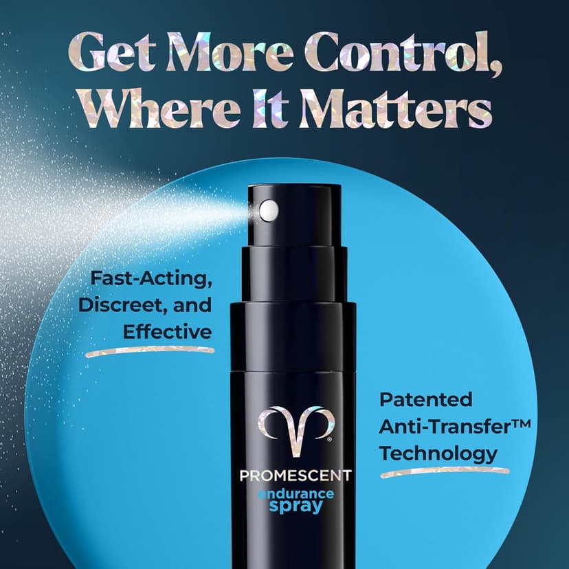 Promescent Desensitizing Delay Spray for Men Clinically Proven to Help You Last Longer in Bed - Better Maximized Sensation + Prolong Climax for Him, 2.6 ml