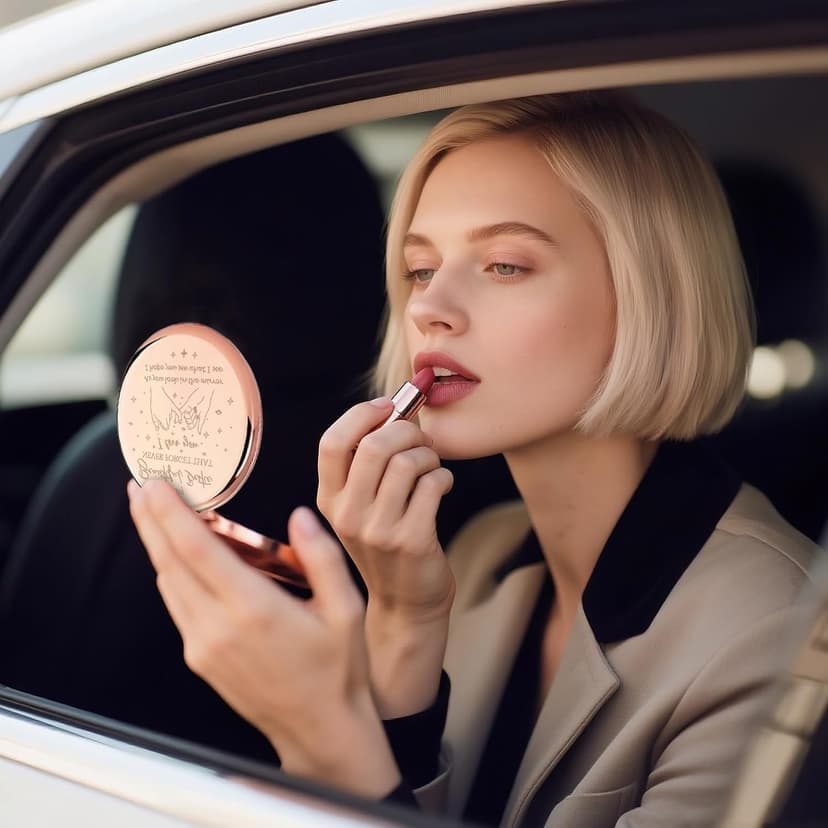 Bestie Makeup Mirror - Compact Friendship Gift for Women, Perfect for Sister or Best Friend's Birthday, Graduation or Any Occasion