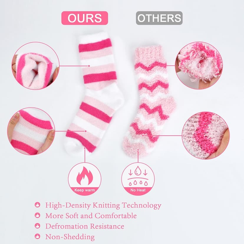 Valentines Day Gifts for Her Fuzzy Socks Gifts for Women Mom Wife Girlfriend Galentines Day Christmas Birthday