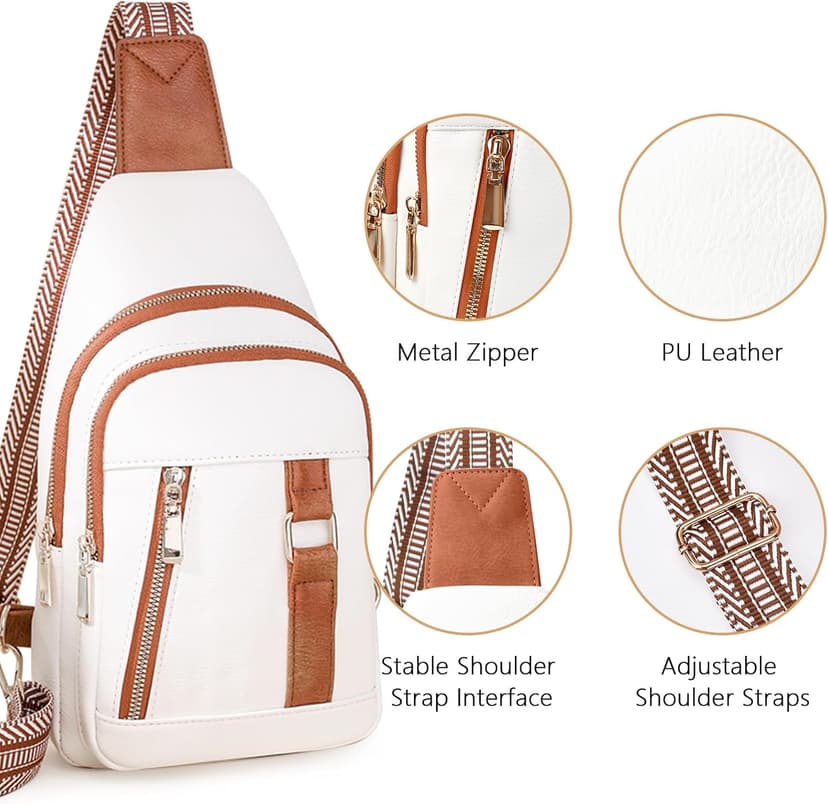 Crossbody Bags for Women Mothers Day Gifts for Mom Her Wife Birthday Gifts Small Sling Bag Leather Fanny Packs for Travel
