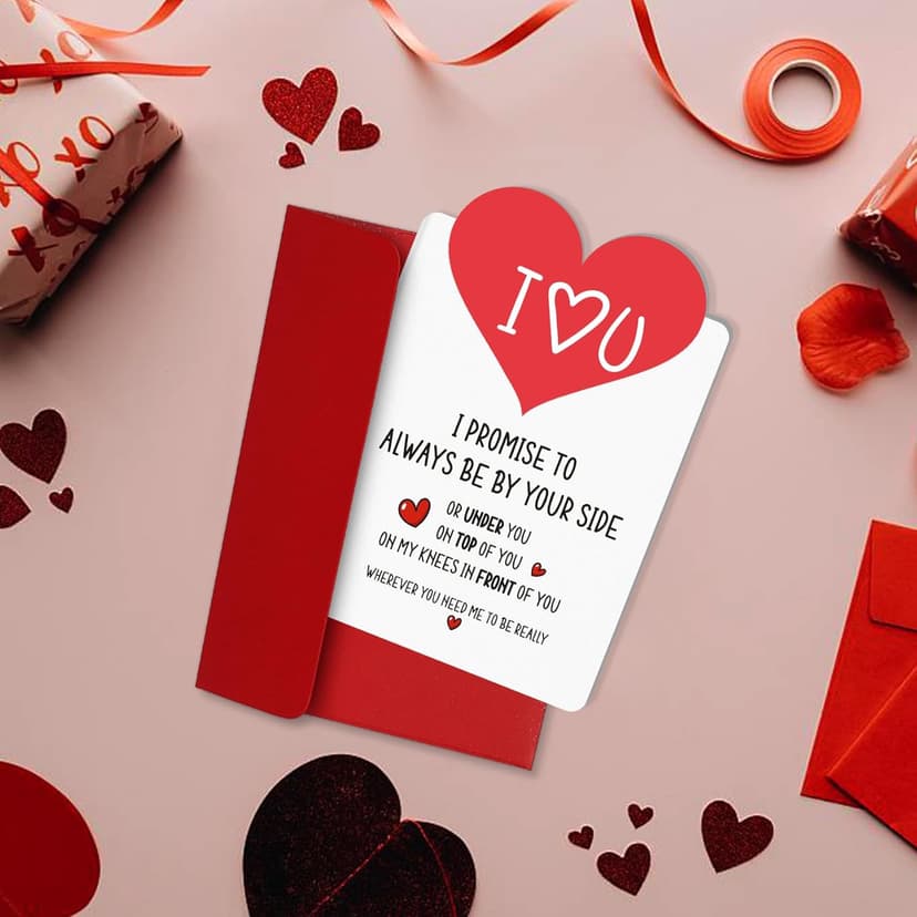 Valentines Day Card Gifts for Him Husband Boyfriend - Mens Valentine's Gifts, Funny Valentines Day Card - Anniversary Naughty Gift for Men - Valentine's Gift for Him, Husband