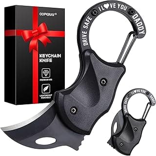 Gifts for Dad Fathers Day, Fathers Day Dad Gifts, EDC Box Cutter for Camping Hiking Fishing, Birthday Gift Ideas for Daddy, EDC Tool Gift from Daughter Son