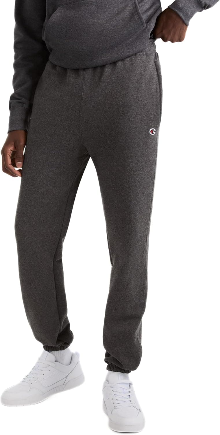 Champion Men's Sweatpants, Fleece, Comfortable Relaxed-bottom Pants for Men (Reg. Or Big & Tall)