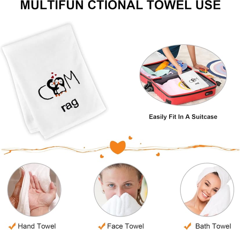 Bath Towels Gifts for Men Christmas Stocking Stuffers Birthday Gifts for Him Boyfriend Husband Couple Fiance from Wife Girlfriend Romantic Present Ideas on Anniversary Valentines Day Wedding