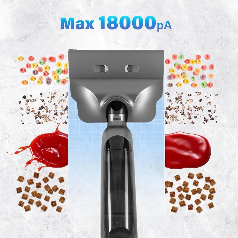 Xcity Cordless Wet Dry Vacuum Cleaner & Mop Combo - Self-Cleaning, Aromatherapy, 50Mins Runtime - Stick Vacuum for Pet Hair, Hardwood Floor, Carpet