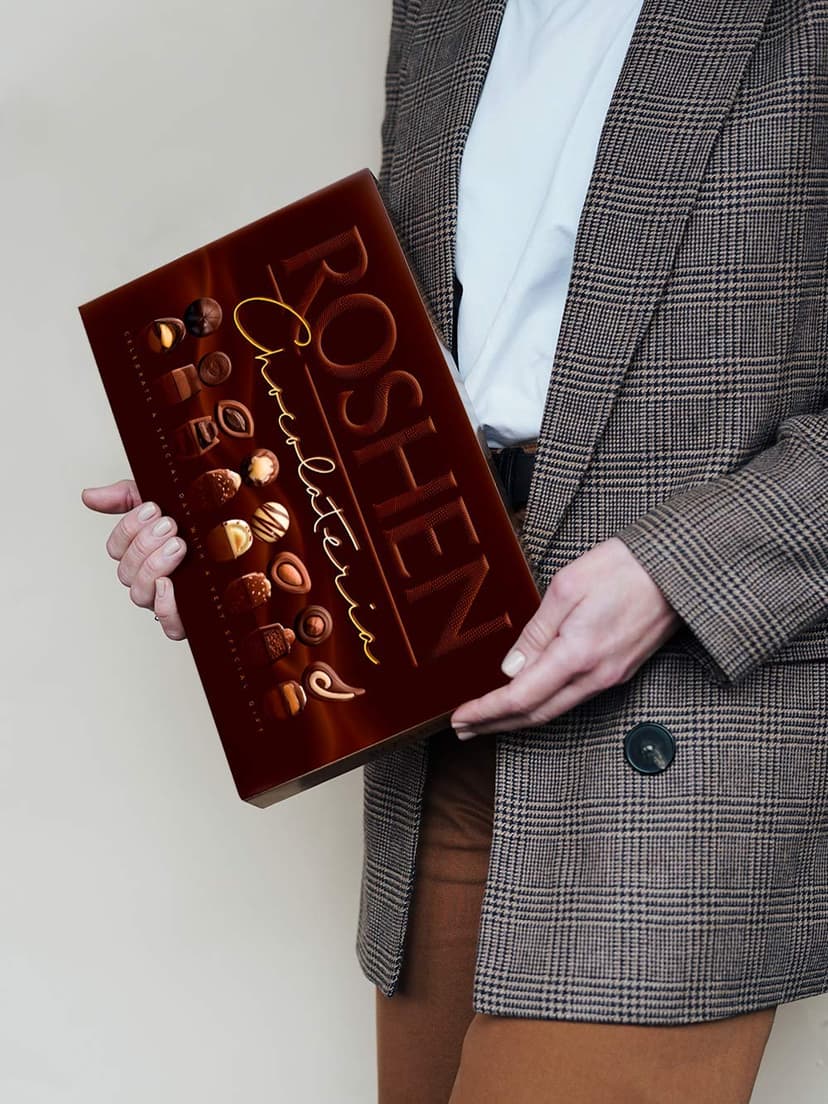 Roshen Assortment "Chocolateria" Candy Gift Box (194gr/6.84oz)