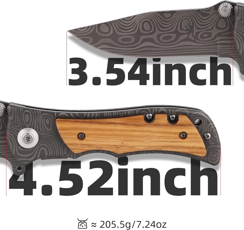 ZENNLAB Best Man Groomsman Gifts from Groom, Wedding Gift for Groomsman, Groomsman Proposal Gifts, Best Man Proposal Gifts, Groomsman Pocket Knife Gift for Men, brown