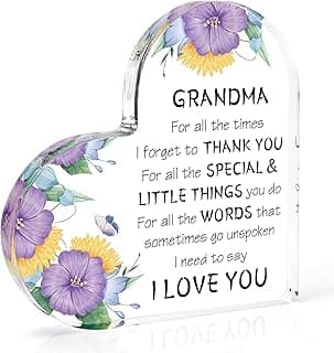 Gifts for Grandma, Grandma Gift Ideas Acrylic Desk Decor, Grandma Birthday Gifts,Cool Presents for Grandma, Thanksgiving Gifts Grandma Christmas Gifts Mothers Day