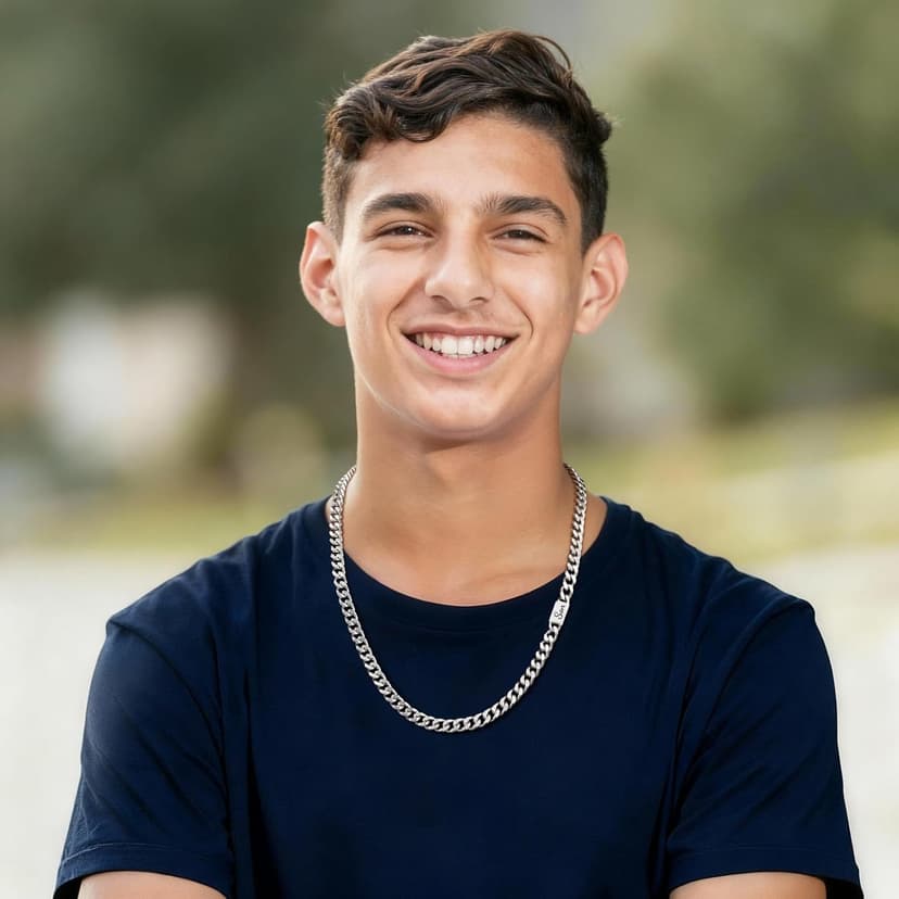 MEALGUET Stocking Stuffers 2025 Idea for Teen Boys Brother Son Grandson Love You Forever Engraved Stainless Steel Cuban Link Chain Necklace for Men Curb Chains Necklaces Jewelry Gift with Card