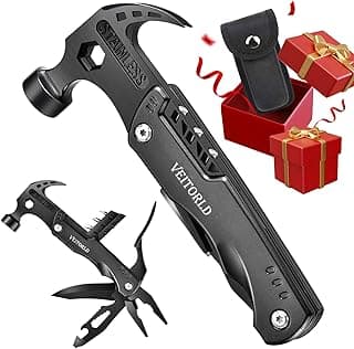 VEITORLD Christmas Stocking Stuffers, Gifts for Men Dad, Anniversary Birthday Gifts Idea for Him Husband Boyfriend, All in One Tools Hammer Multitool, Camping Hunting Hiking Xmas Presents, Cool Gadget
