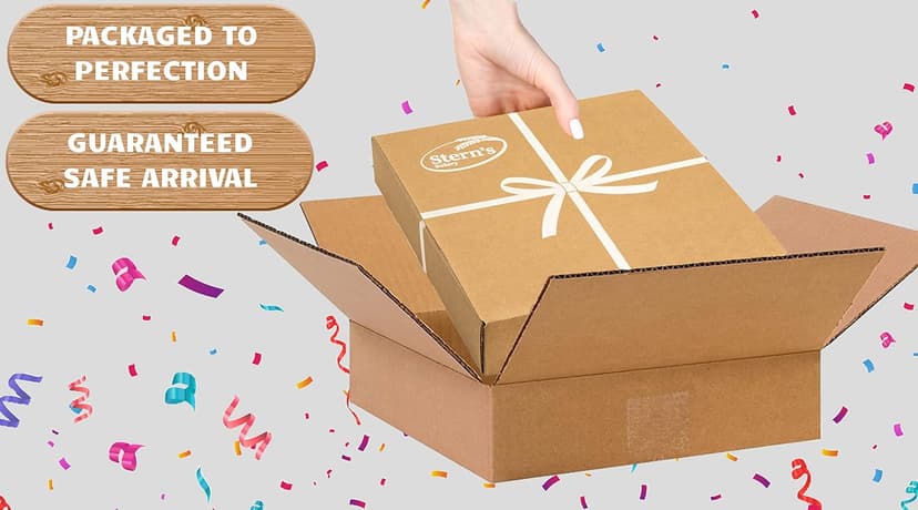 Italian Cookies Gift Basket | Chocolate Covered Cookies | 15 Cookies Individually Wrapped | Fresh Bakery Cookies | Birthday Food Gifts | Gourmet Cookies Gift | Kosher & Nut Free | Stern’s Bakery