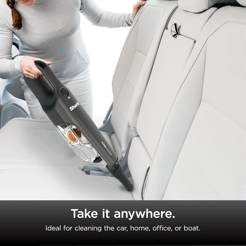 Shark UltraCyclone Pet Pro Plus Cordless Hand Vacuum, Powerful Suction, Handheld Vacuum for Car & Home, Pet Power Brush, Crevice Tool, Scrubbing Brush, XL Dust Cup, Black, CH951