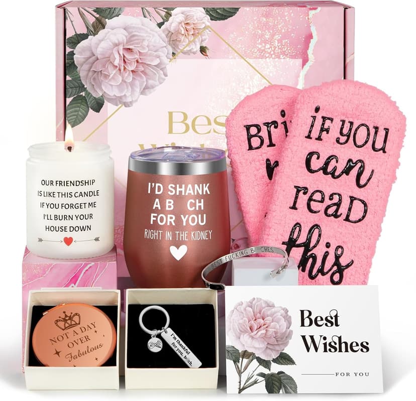 Birthday Gifts for Women - Best Friends Gifts for Women, Sister Birthday Gift Ideas, Unique Bestie Friendship for Woman, Christmas Gift for Best Friend Bestie Sister