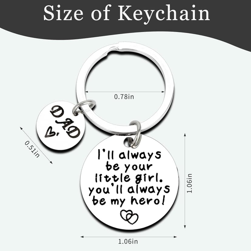 Gifts for Dad - Dad Christmas Gifts Dad Keychain Gifts Stocking Stuffers Christmas Presents Fathers Day Birthday Gift for Dad