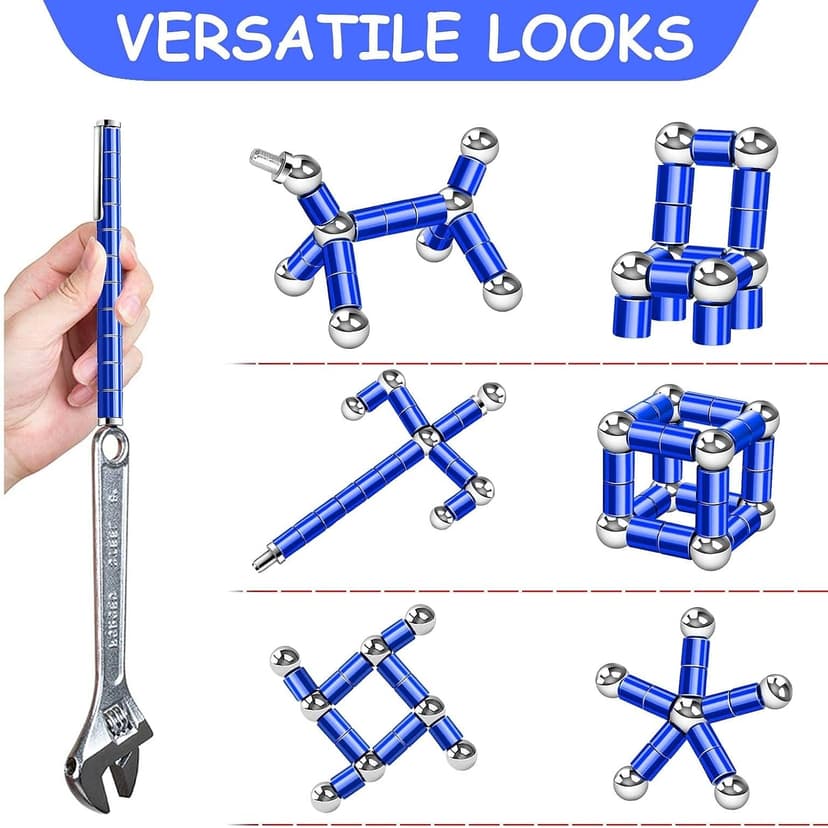 Magnetic Fidget Pen Toys for Teens- Unique Birthday Gifts for Young Men Fun Gifts for Teenage Boys Novelty Christmas Stocking Fillers Gadget for 8 10 11 12 13 14 15 Year Old Boy Engineer Gifts