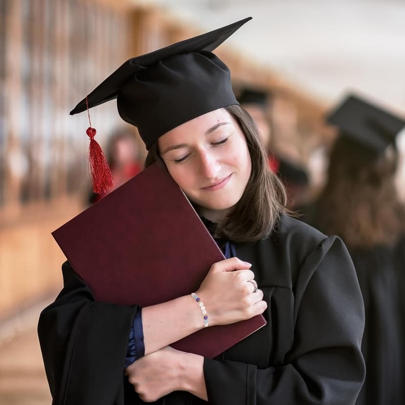 Follow Your Moonstone Bracelets, New Beginnings Graduation College Gift, Inspirational Gifts for Women, High School Graduate Gift for Best Friend or Daughter