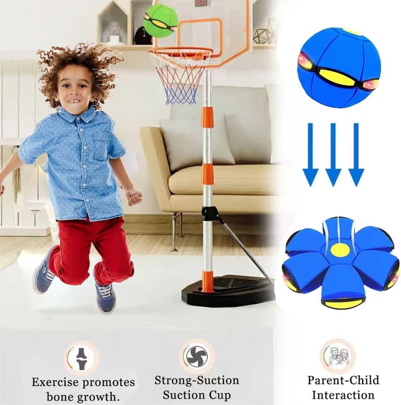 Magic Meta Ball, Magic Bouncing Ball, Children's 2-in-1Design Magic Ball Bouncing