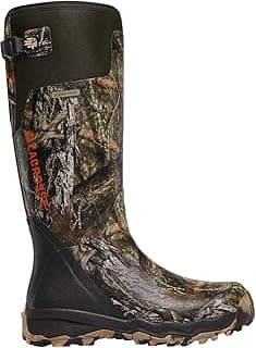 LaCrosse Alphaburly Pro 18" Hunting Boots for Men Featuring Waterproof Rubber, Adjustable Gusset, and EVA Footbed