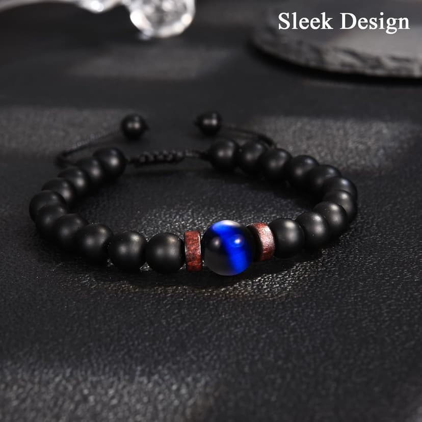 Bracelets Gifs for Friend Brother Husband Dad Brother in Law Son in Law Uncle Son Grandson Nephew, Birthday Christmas Valentines Fathers Stocking Stuffers Gifts for Men Boys Him with Sentimental Card